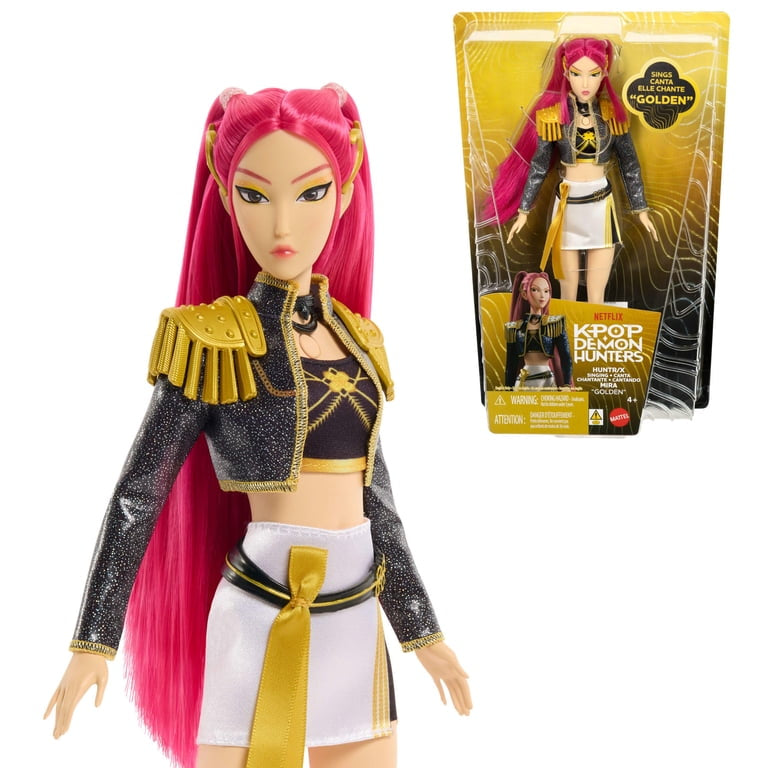KPop Demon Hunters HUNTR/X Mira “Golden” Singing Doll