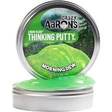 Crazy Aaron's Liquid Glass Thinking Putty Morning Dew 1.06 oz