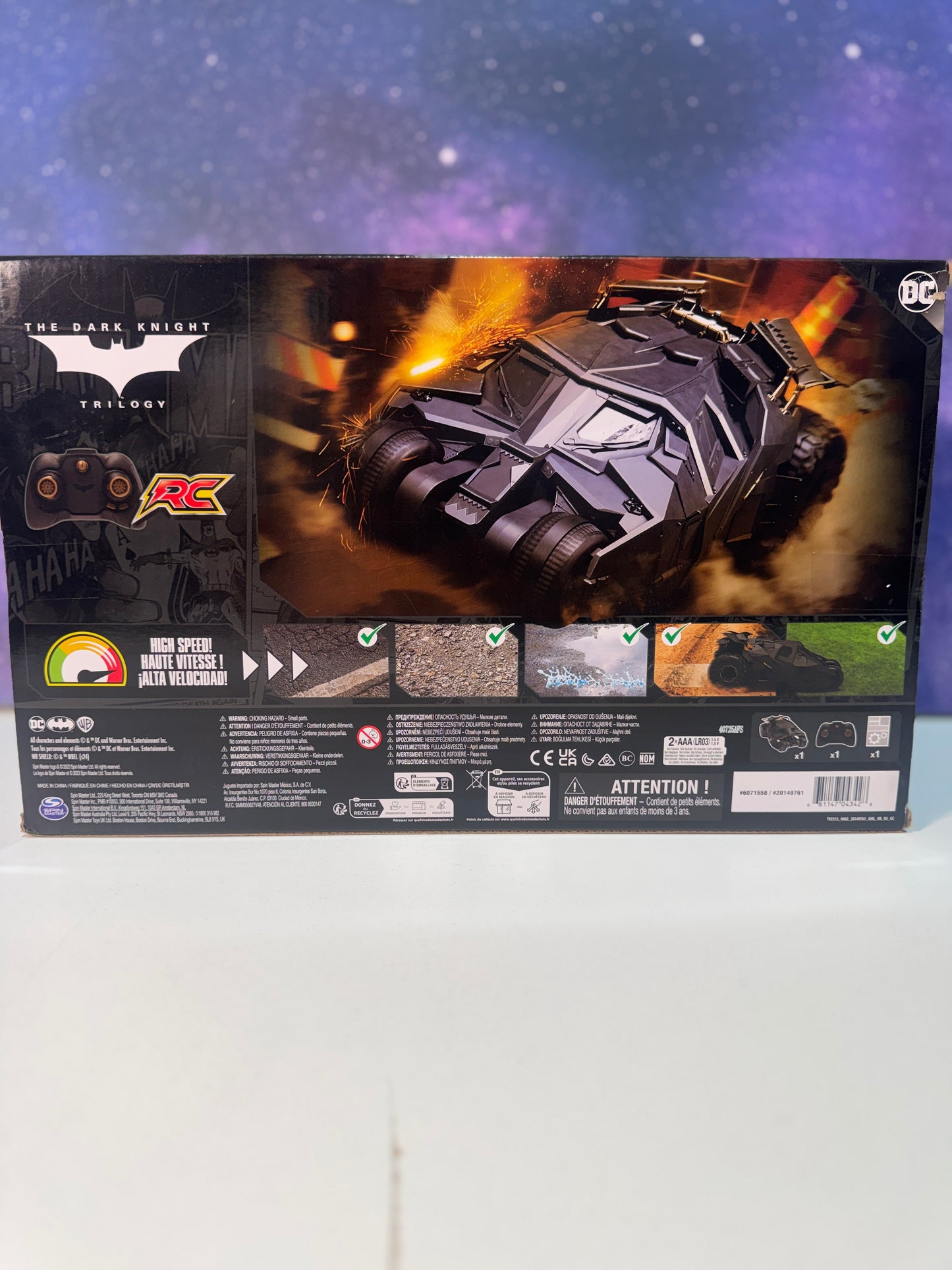 Dark Night Trilogy Batmobile Tumbler RC