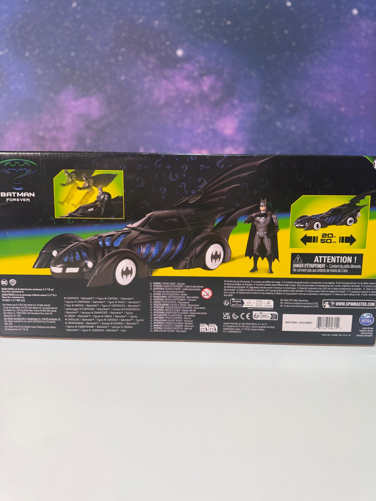DC Batman Forever Batmobile + Batman Retro Collection