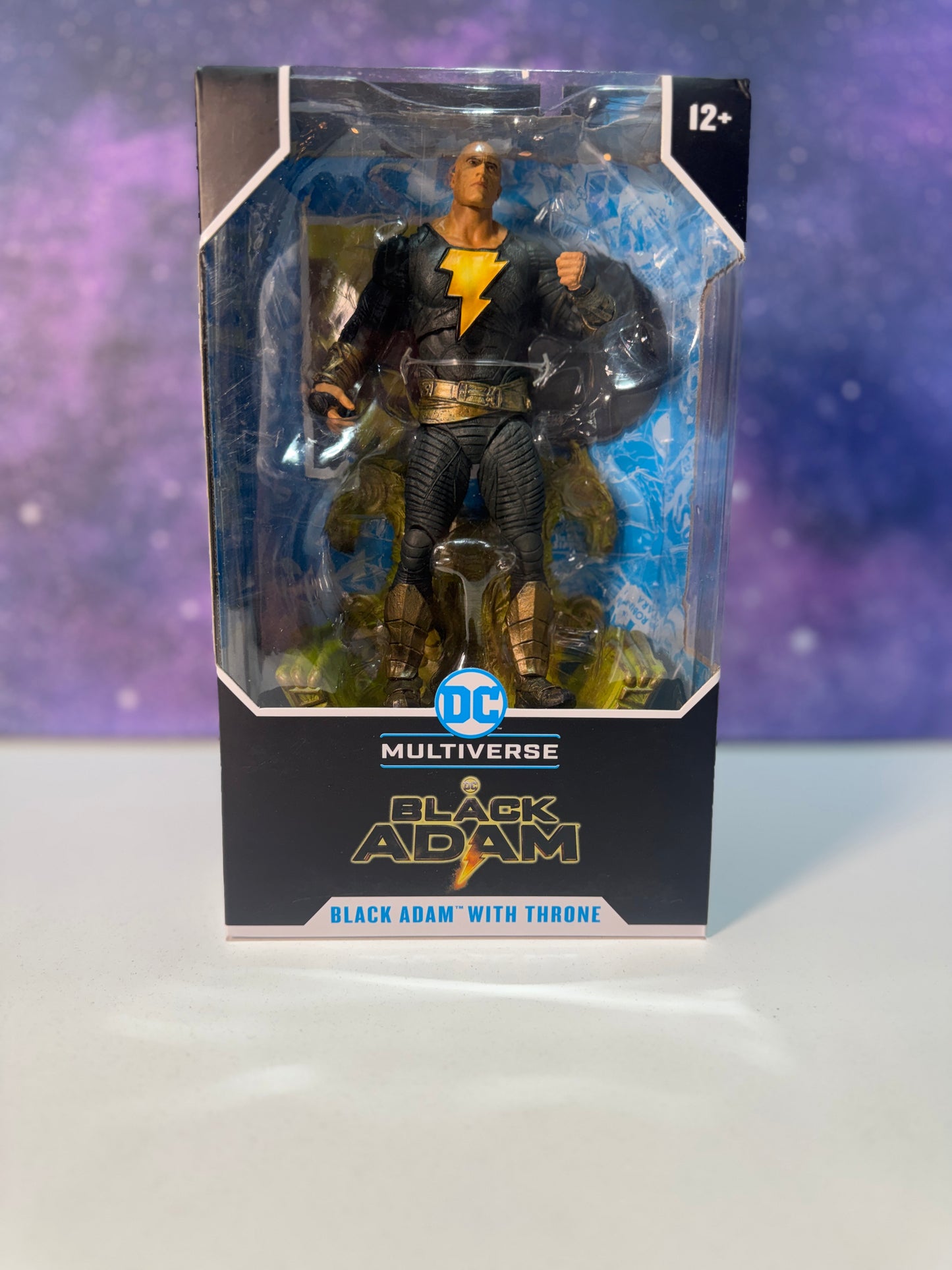DC Multiverse Mcfarlane Toys Black Adam With Throne