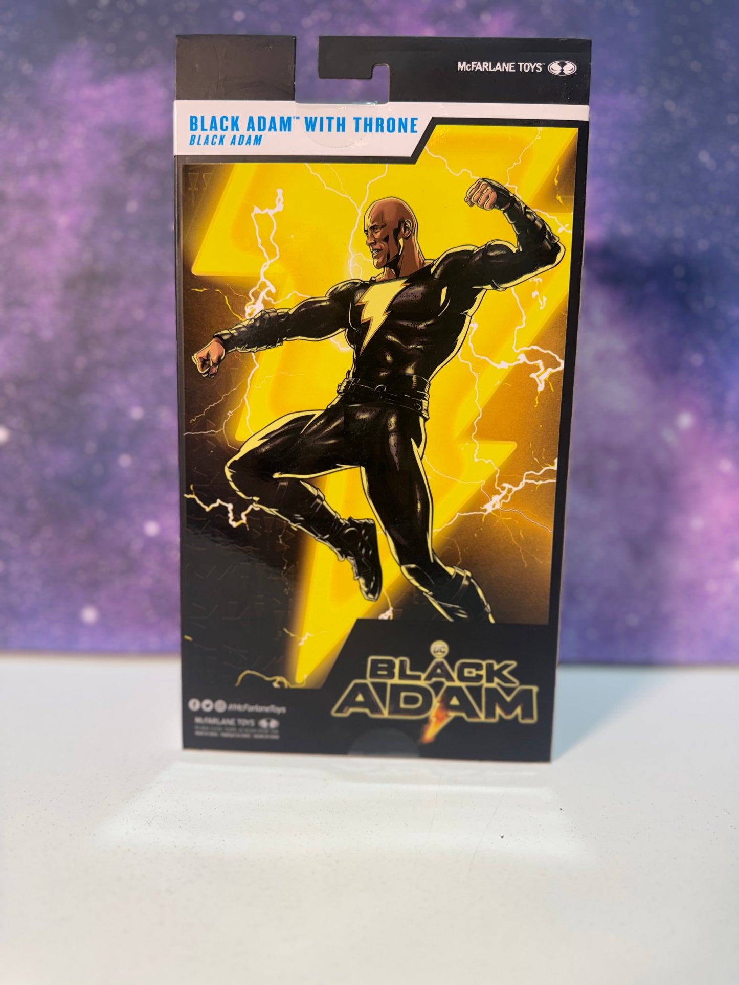 DC Multiverse Mcfarlane Toys Black Adam With Throne