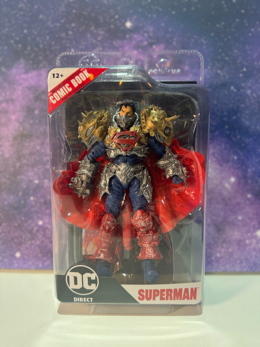 DC Direct Superman Action Figure (Includes Comic Book)