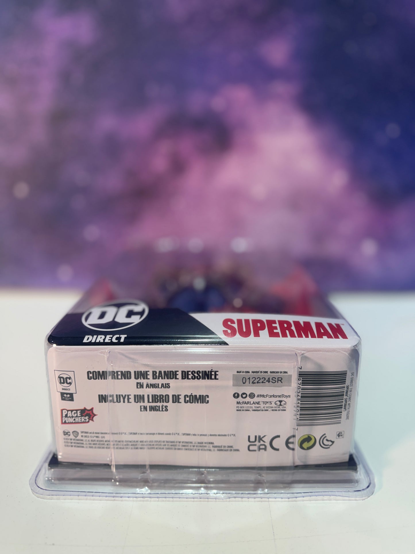 DC Direct Superman Action Figure (Includes Comic Book)