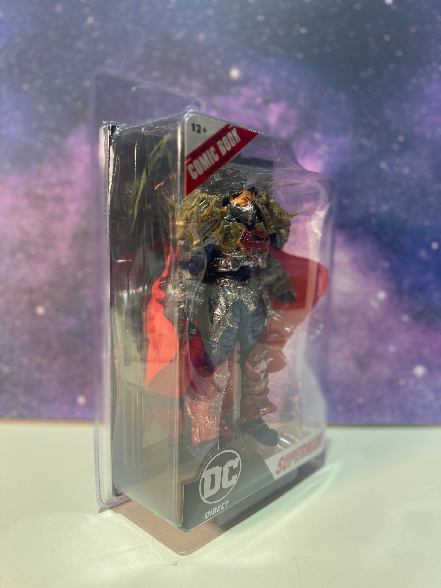 DC Direct Superman Action Figure (Includes Comic Book)