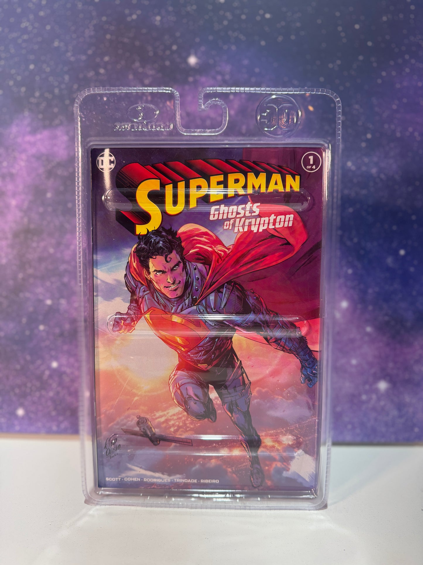 DC Direct Superman Action Figure (Includes Comic Book)