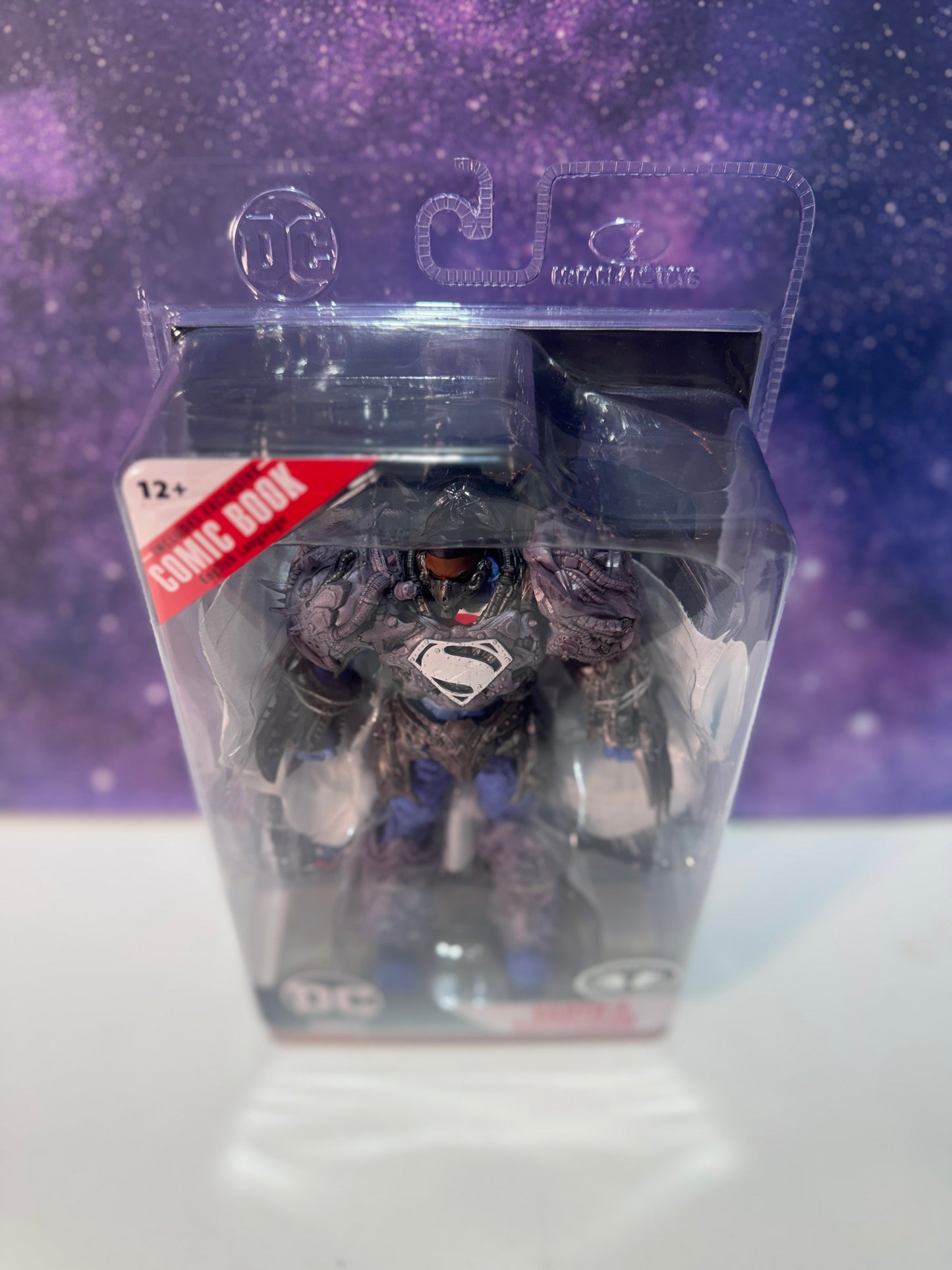DC Direct Earth-2 Superman Action Figure (Includes Comic book) McFarlane Platinum Edition
