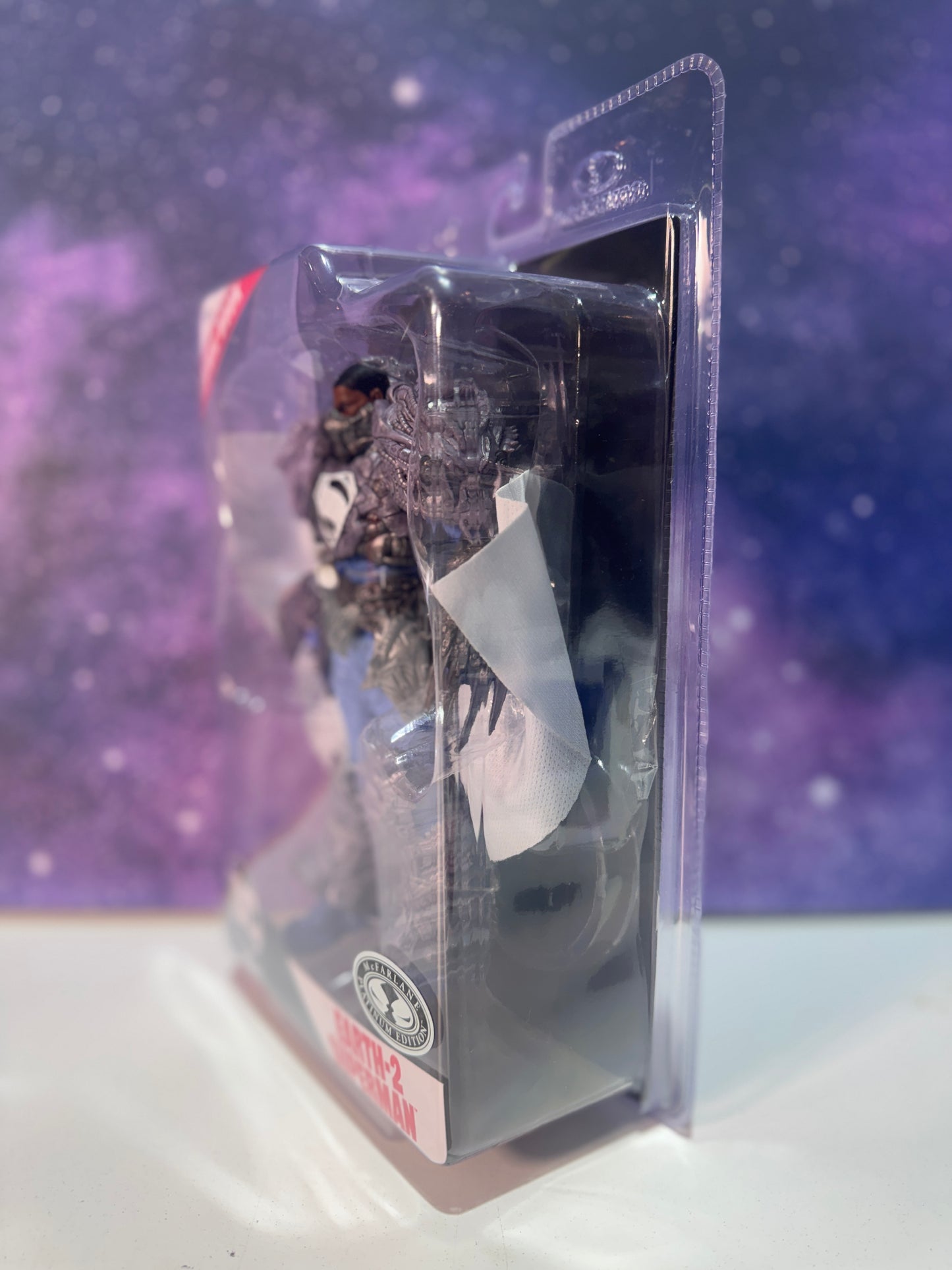 DC Direct Earth-2 Superman Action Figure (Includes Comic book) McFarlane Platinum Edition