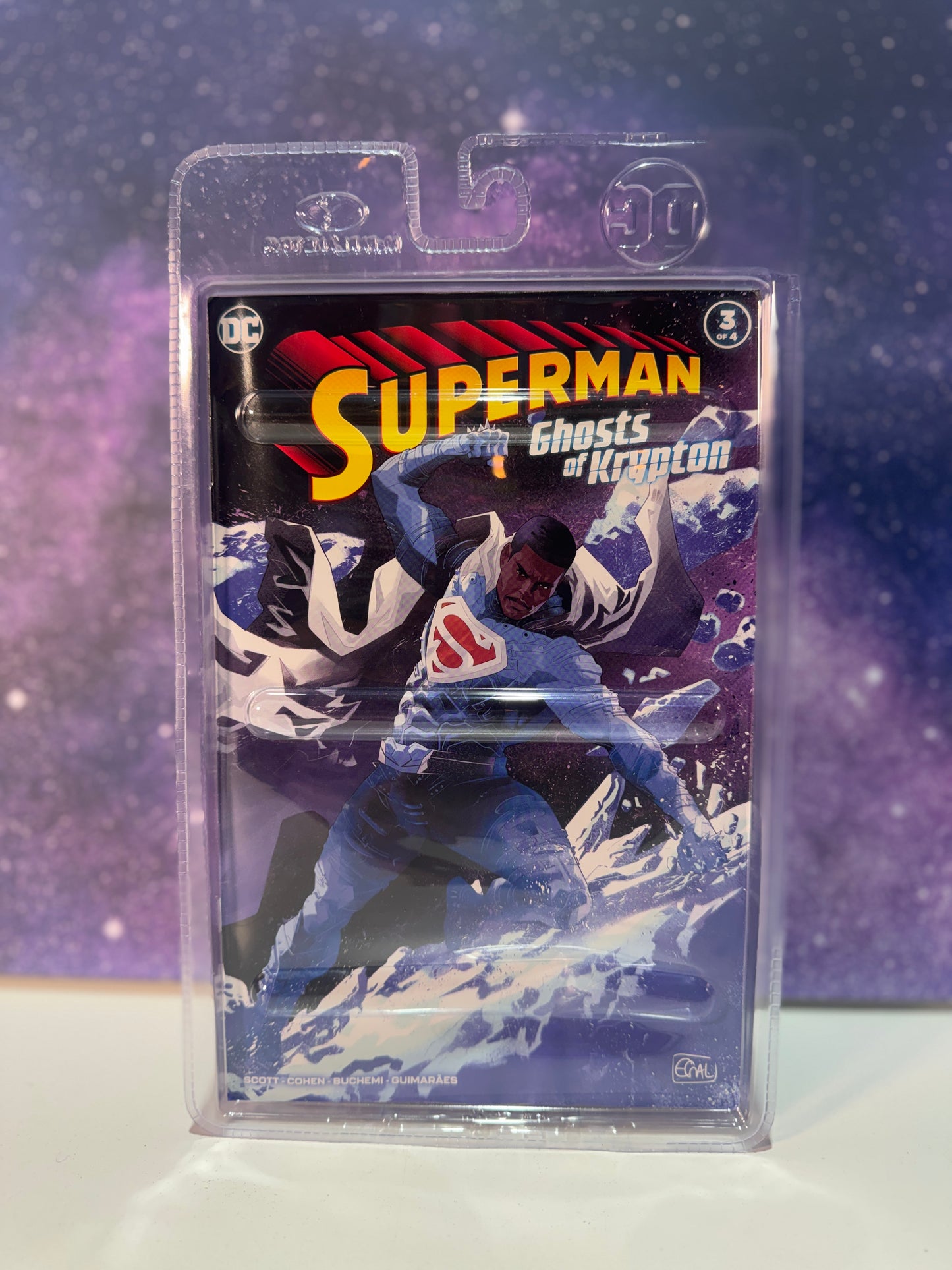 DC Direct Earth-2 Superman Action Figure (Includes Comic book) McFarlane Platinum Edition