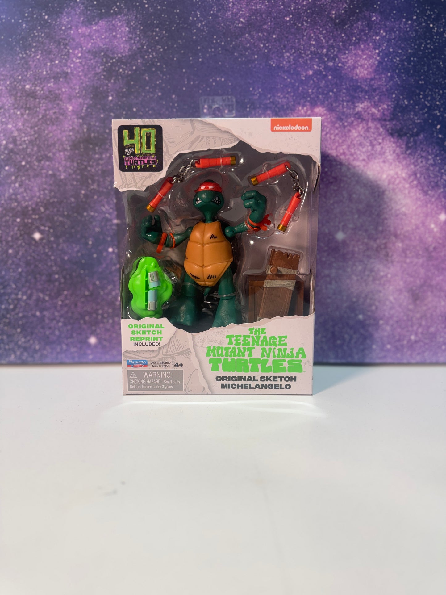 The Teenage Mutant Ninja Turtles Original Sketch Michelangelo