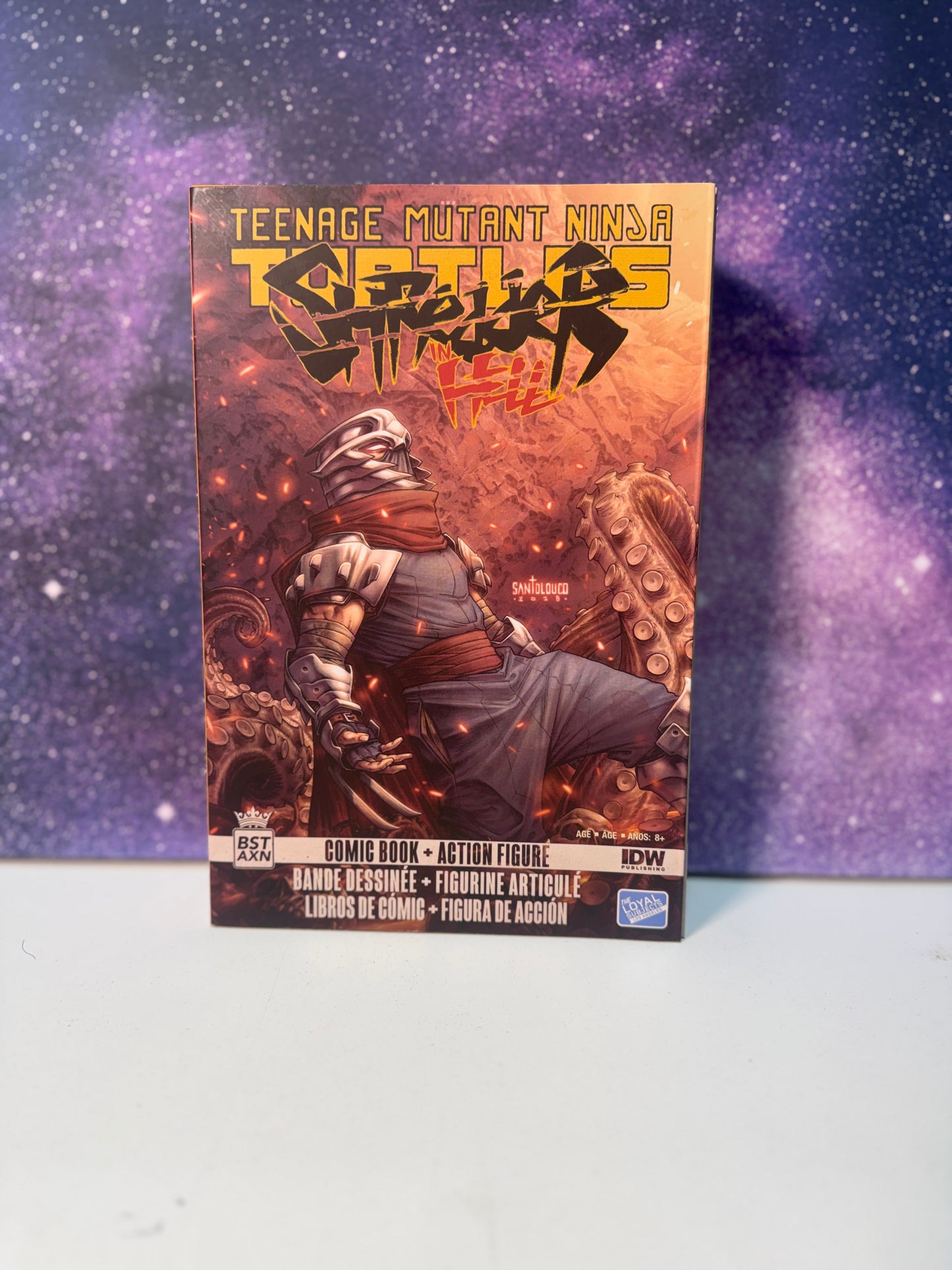 The Teenage Mutant Ninja Turtles Shredder In Hell (Comic Book+Action Figure)