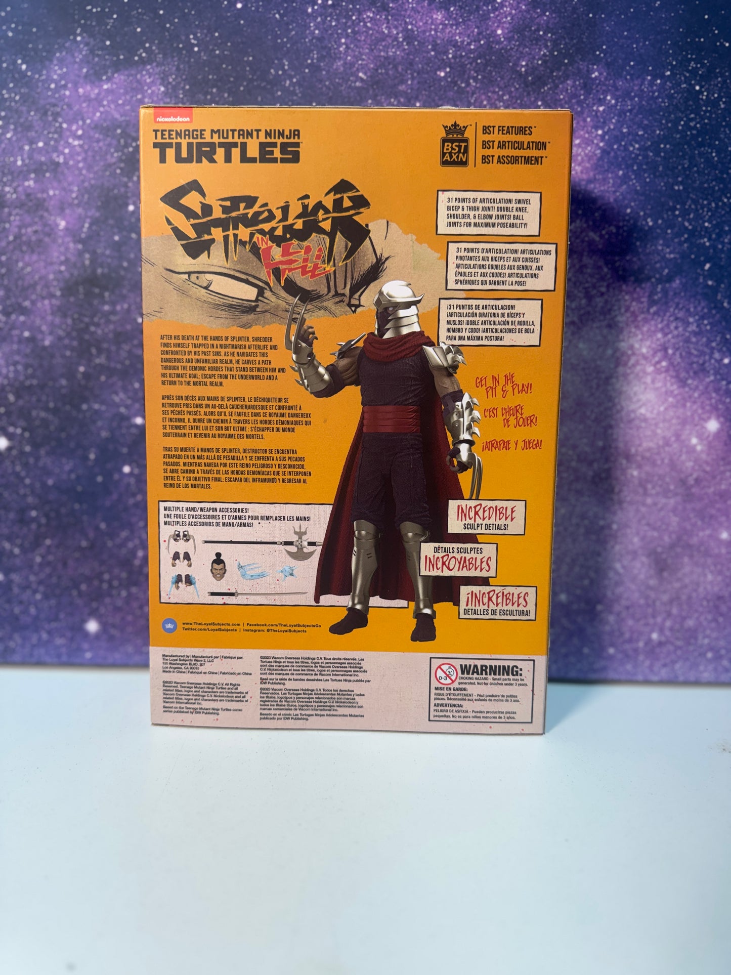 The Teenage Mutant Ninja Turtles Shredder In Hell (Comic Book+Action Figure)