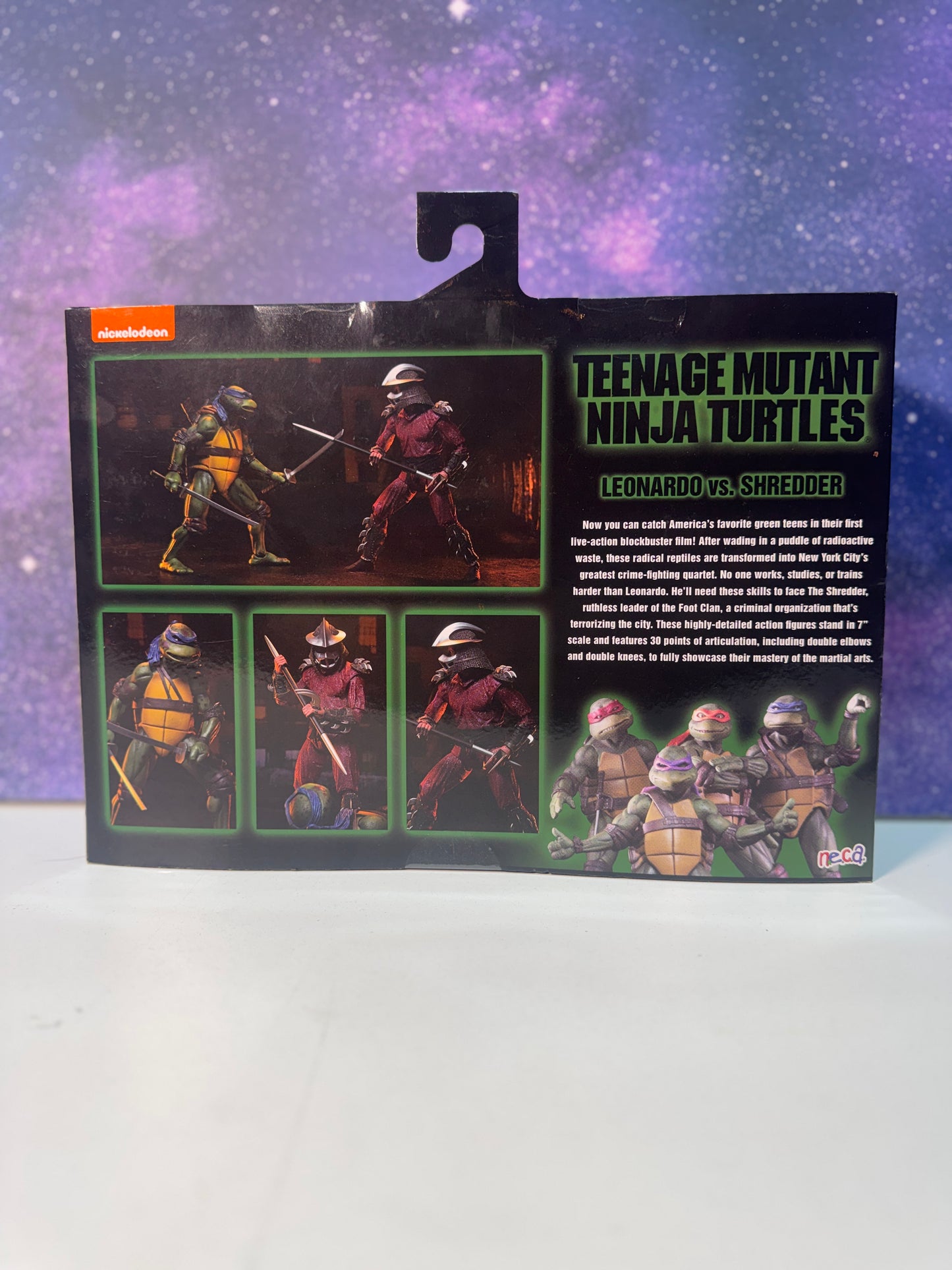 The Teenage Mutant Ninja Turtles Leonardo VS Shredder