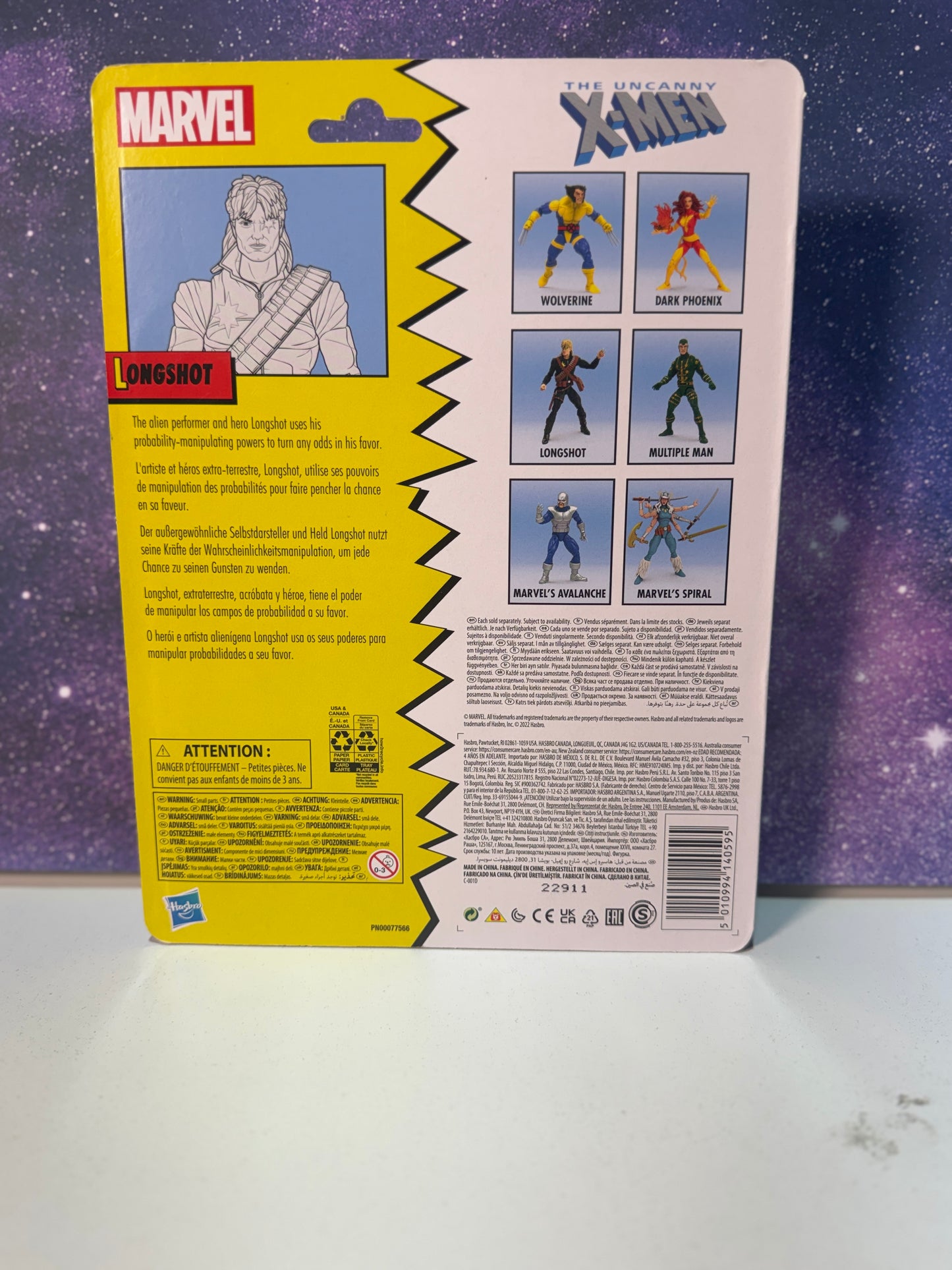 The Uncanny X-Men Long Shot Action figure