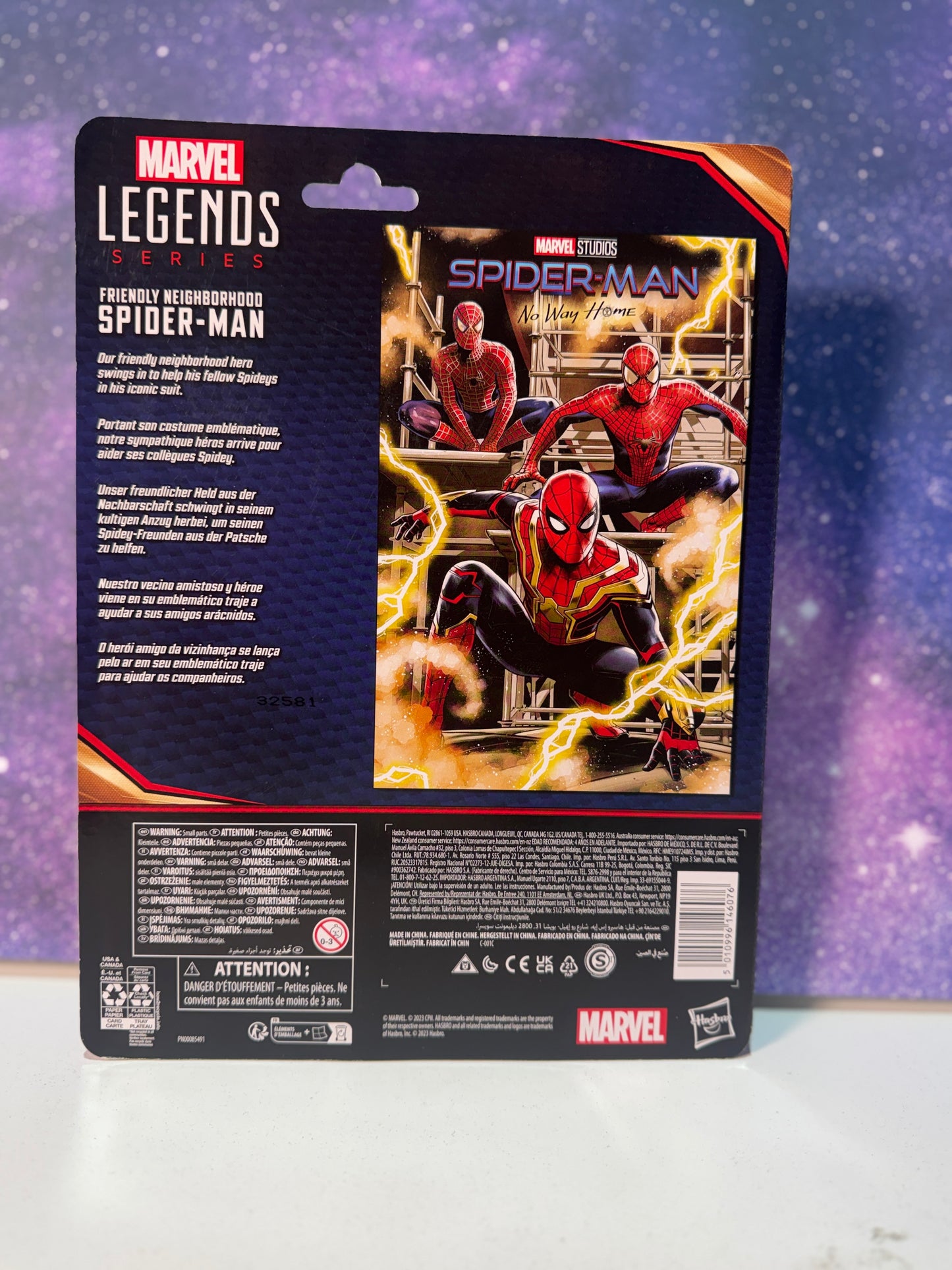 Marvel Studios Friendly Neighborhood Spider-Man No way home Marvel Legends Series