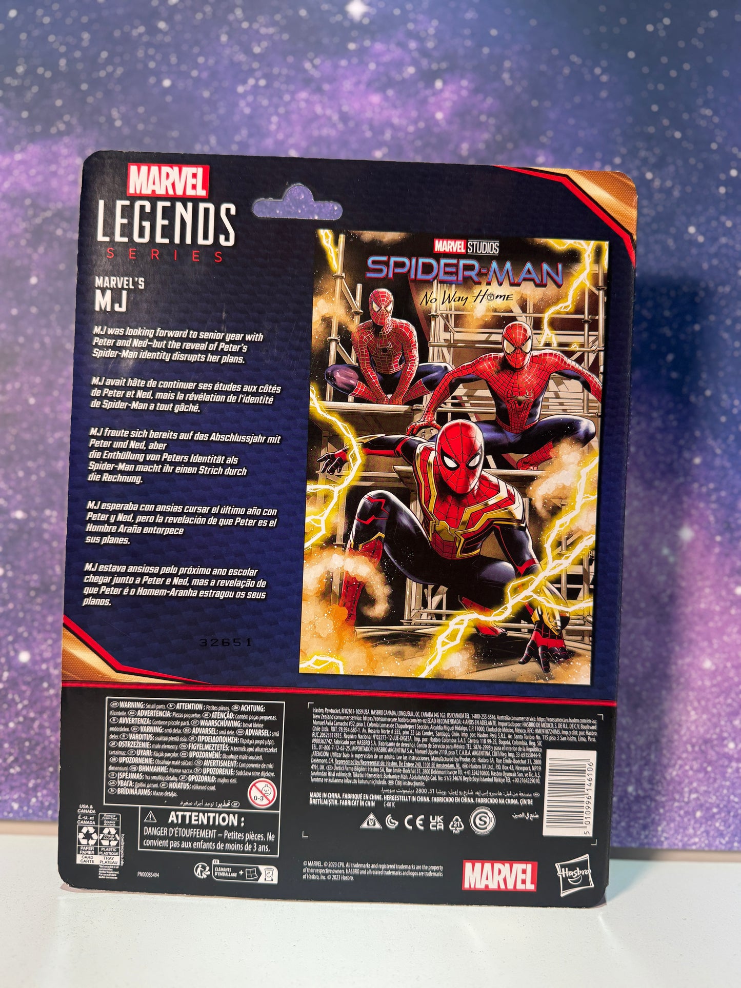Marvel Studios Friendly Neighborhood Spider-Man No way home Zendaya Marvel Legends Series