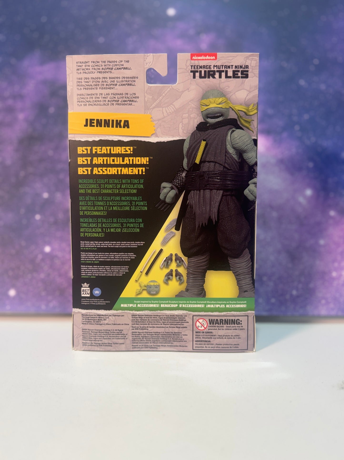 Teenage Mutant Ninja Turtles Jennika Action Figure (Limited Edition Collector Card inside)