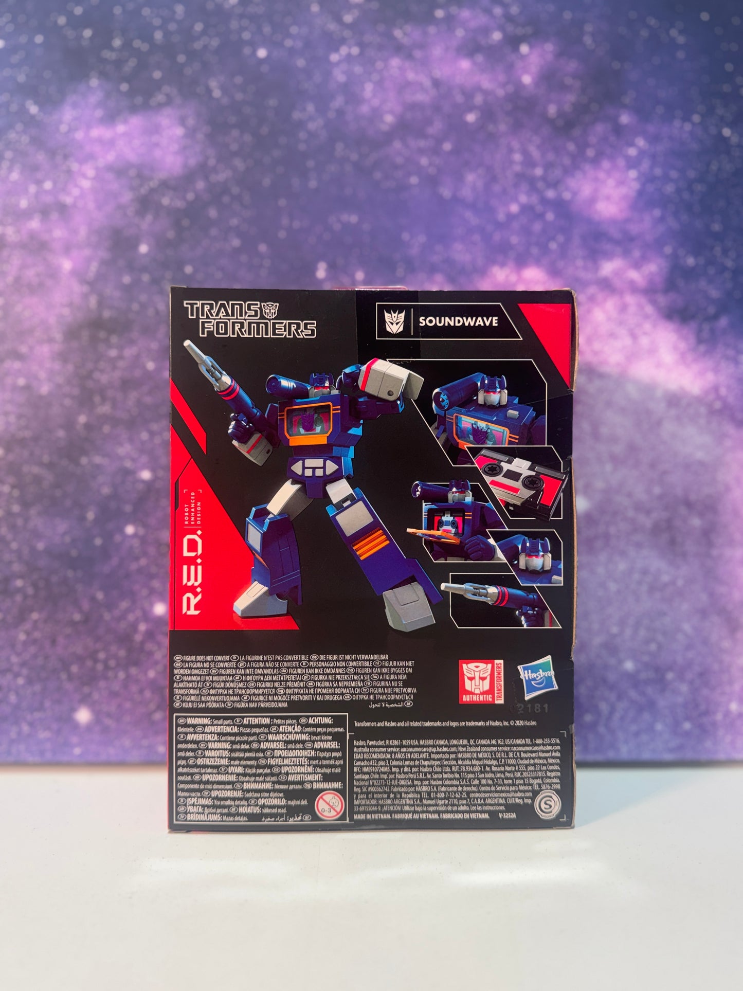 Transformers R.E.D Soundwave Action Figure