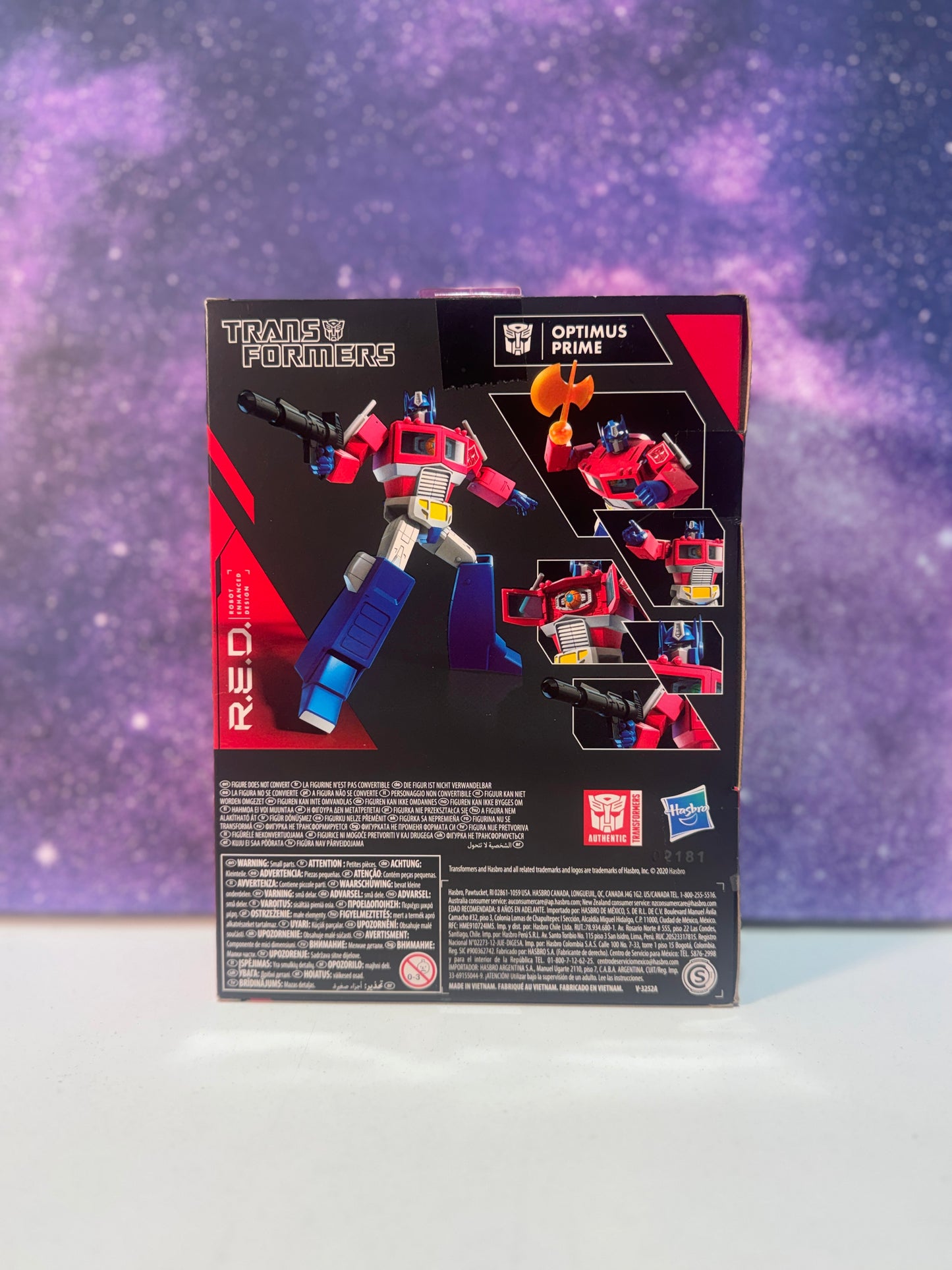 Transformers R.E.D Optimus Prime Action Prime Figure
