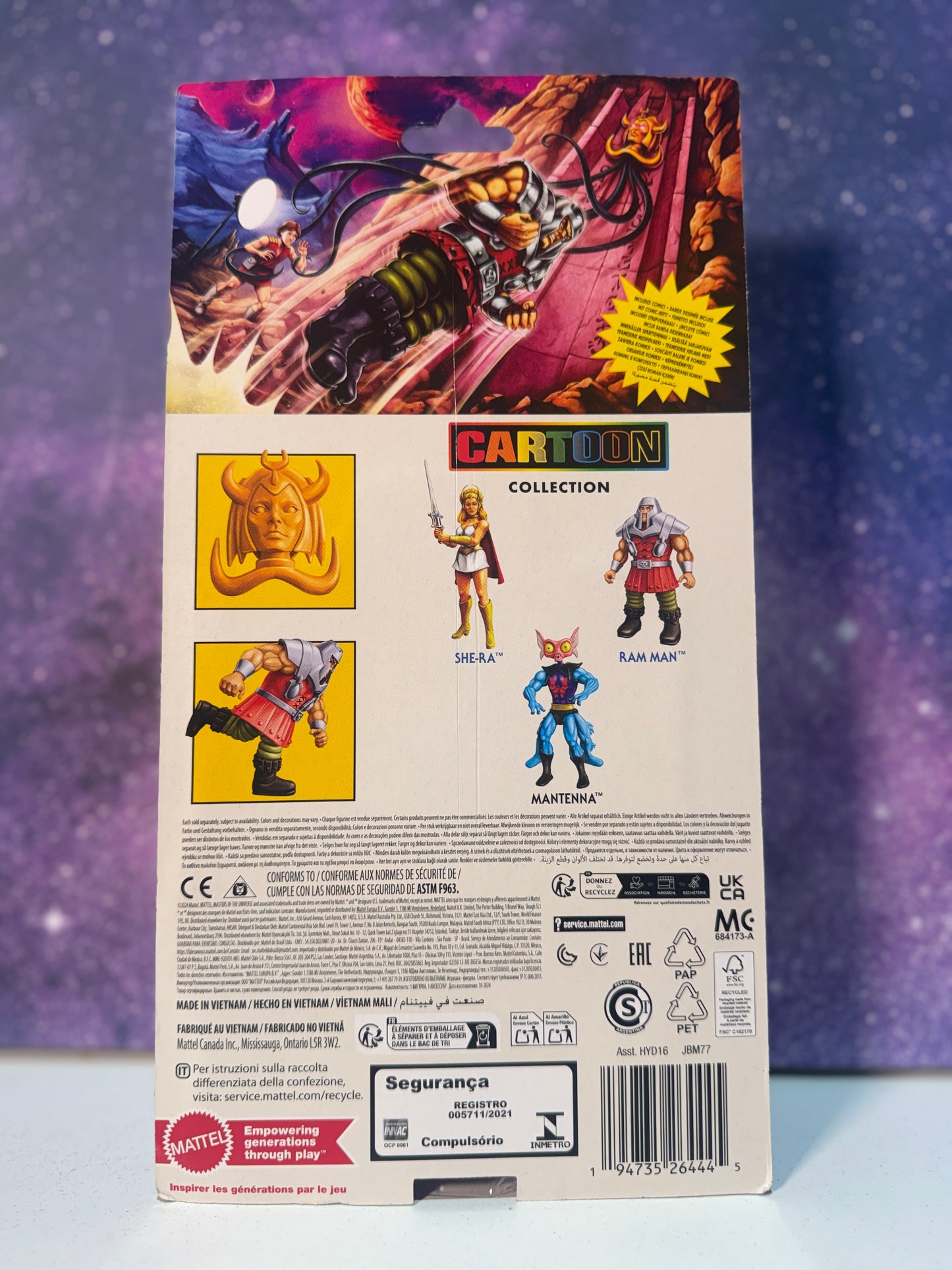 He-Man And The Masters Of the Universe Ram Man Action Figure (Cartoon Collection)