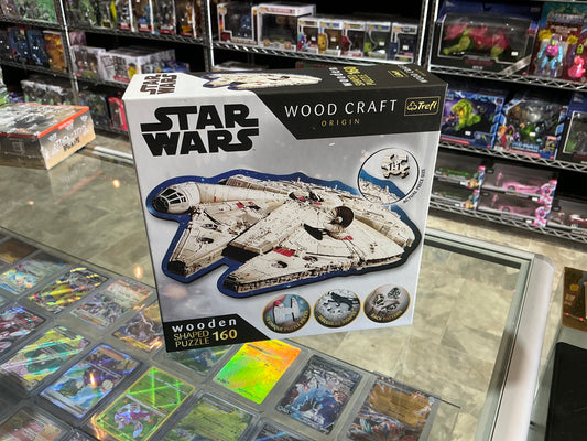 Star ward wood millennium falcon puzzle 160 pc