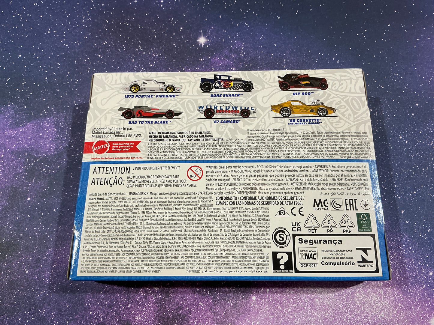 HOT WHEELS LEGENDS 6PK