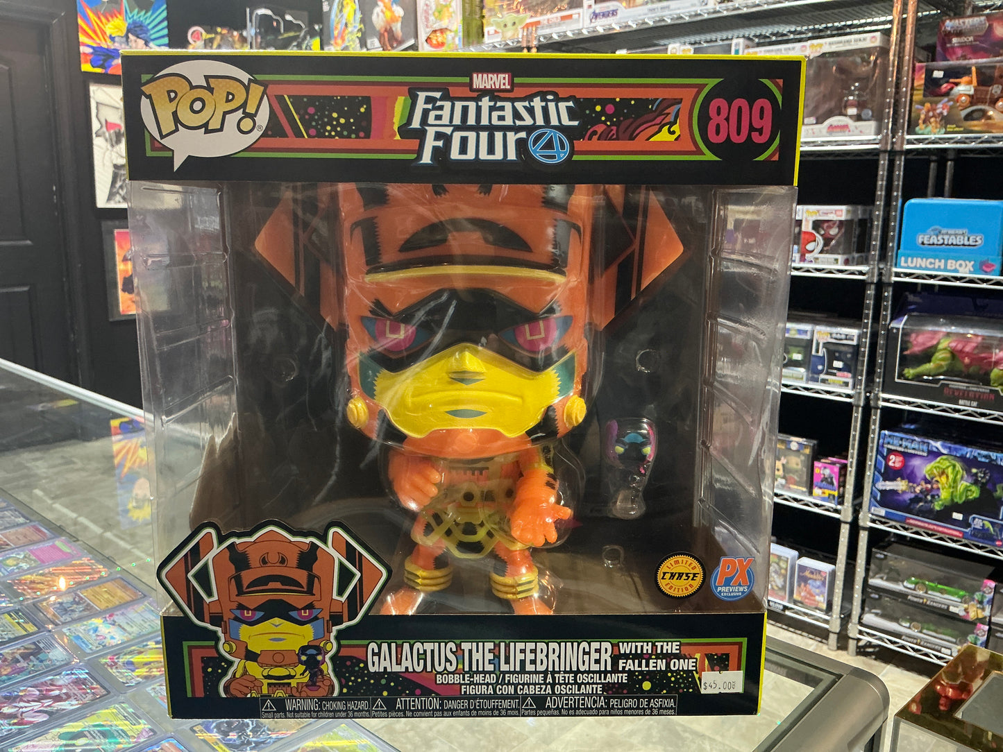 Funko Pop fantastic four Galactic, the life bringer with the fallen one 809