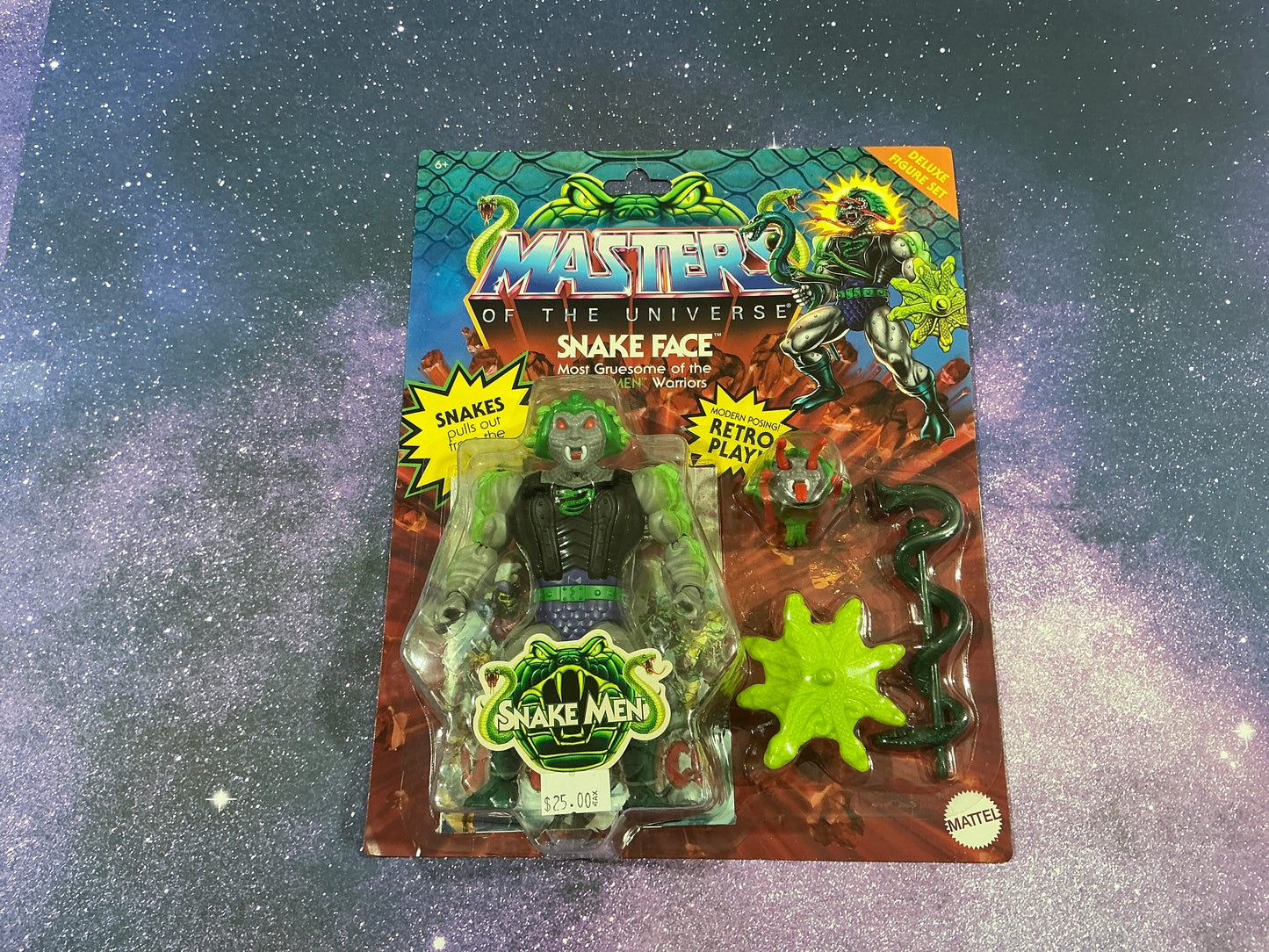 MASTERS OF THE UNIVERSE SNAKE FACE