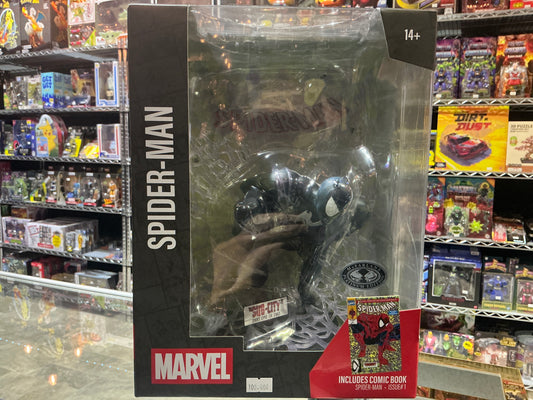 Marvel McFARLANE TOYS SPIDER-MAN STATUE TOY WITH COMIC BOOK CHASE FIGURE￼