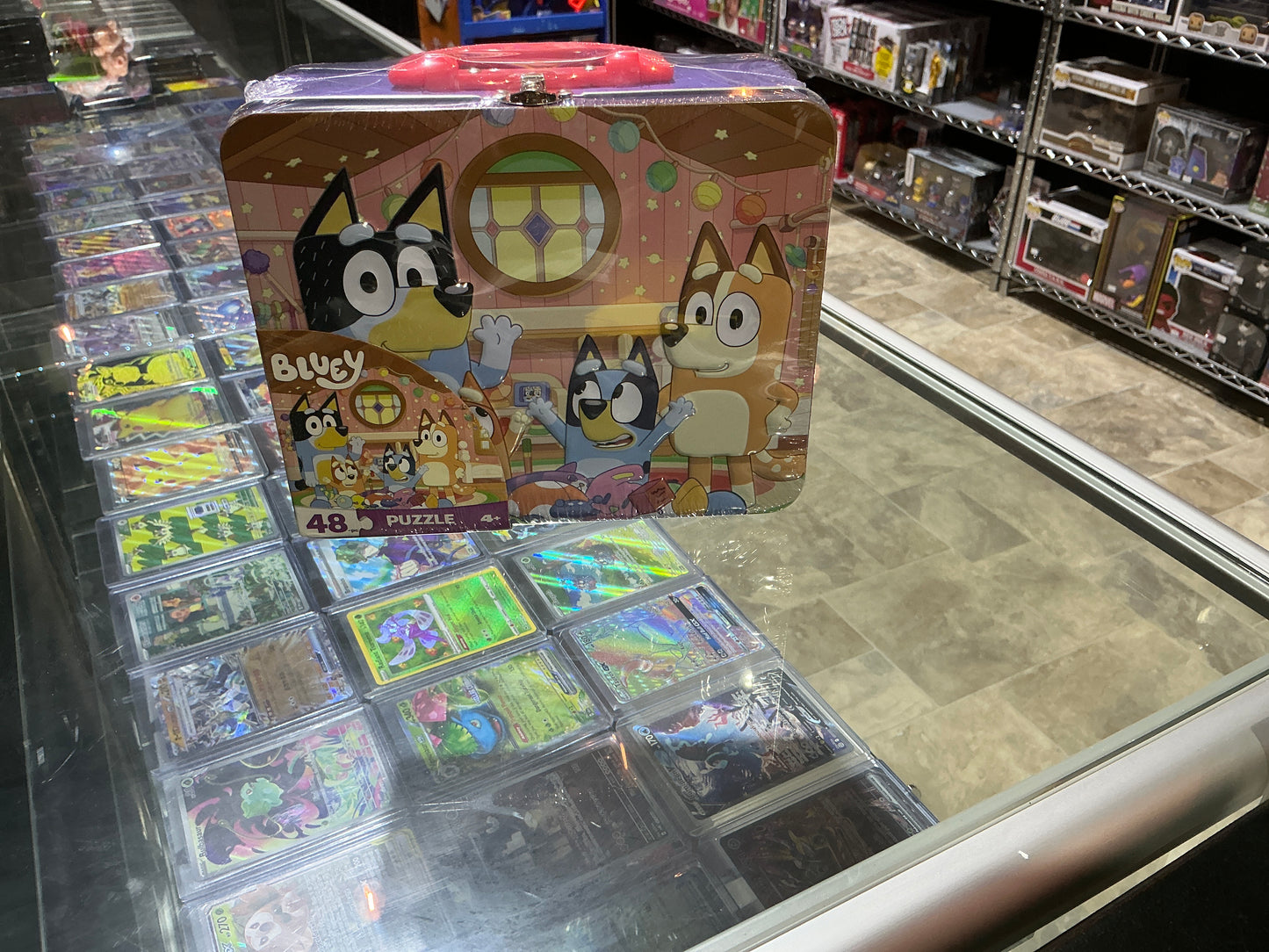 Bluey 48 piece puzzle lunchbox tin