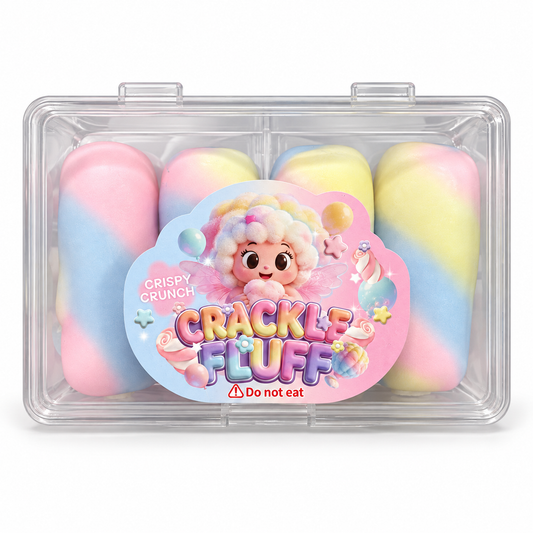 Marshmallow wax cracking squishy
