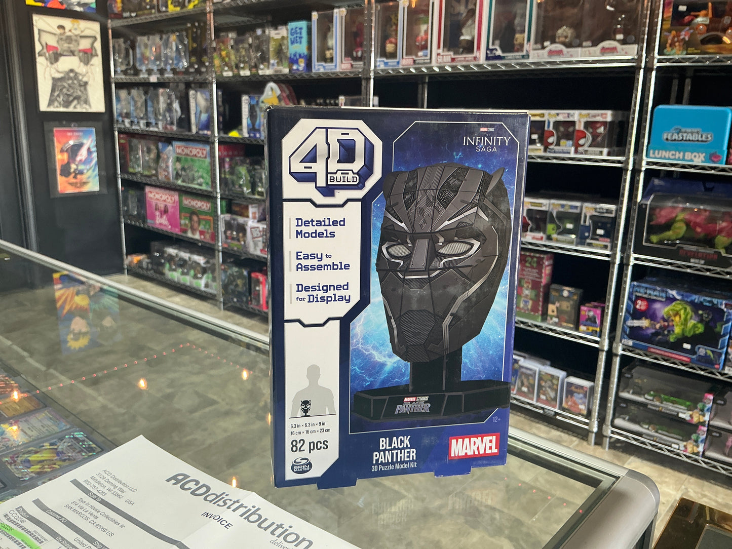 4D build marvel black panther