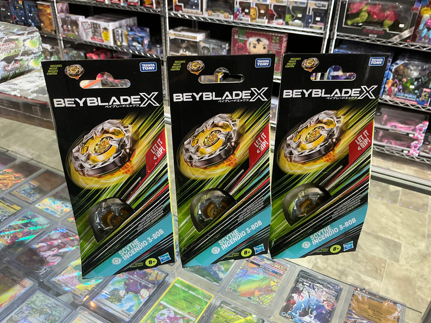 Beyblade x scythe incendio 3-80b