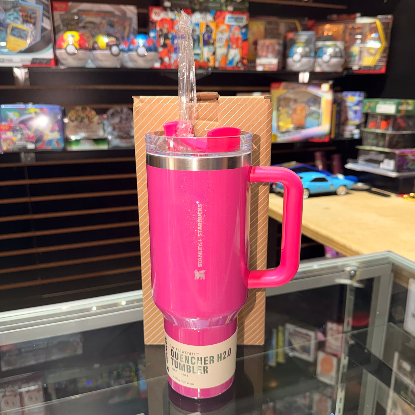 Stankey Starbucks- Shiny Hot Pink