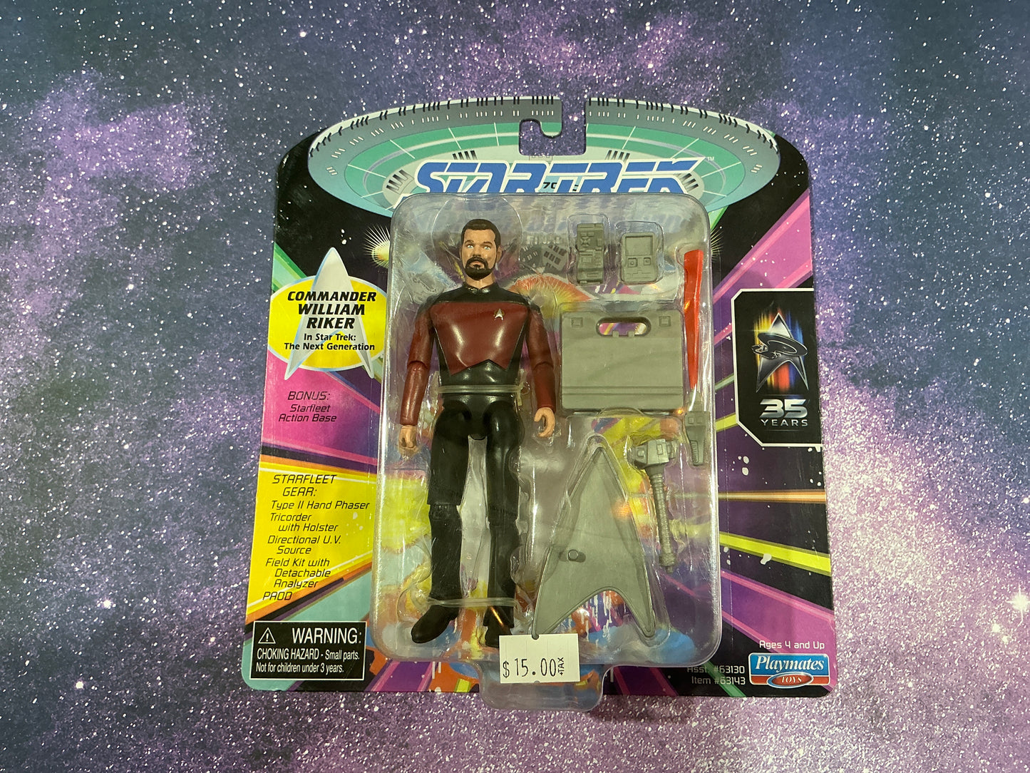 STAR TREK COMMANDER WILLIAM RIKER