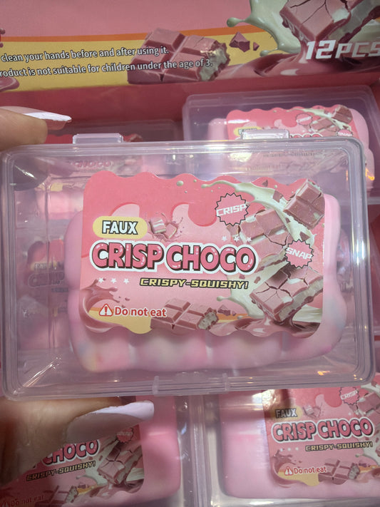 Strawberry bar wax cracking squishy