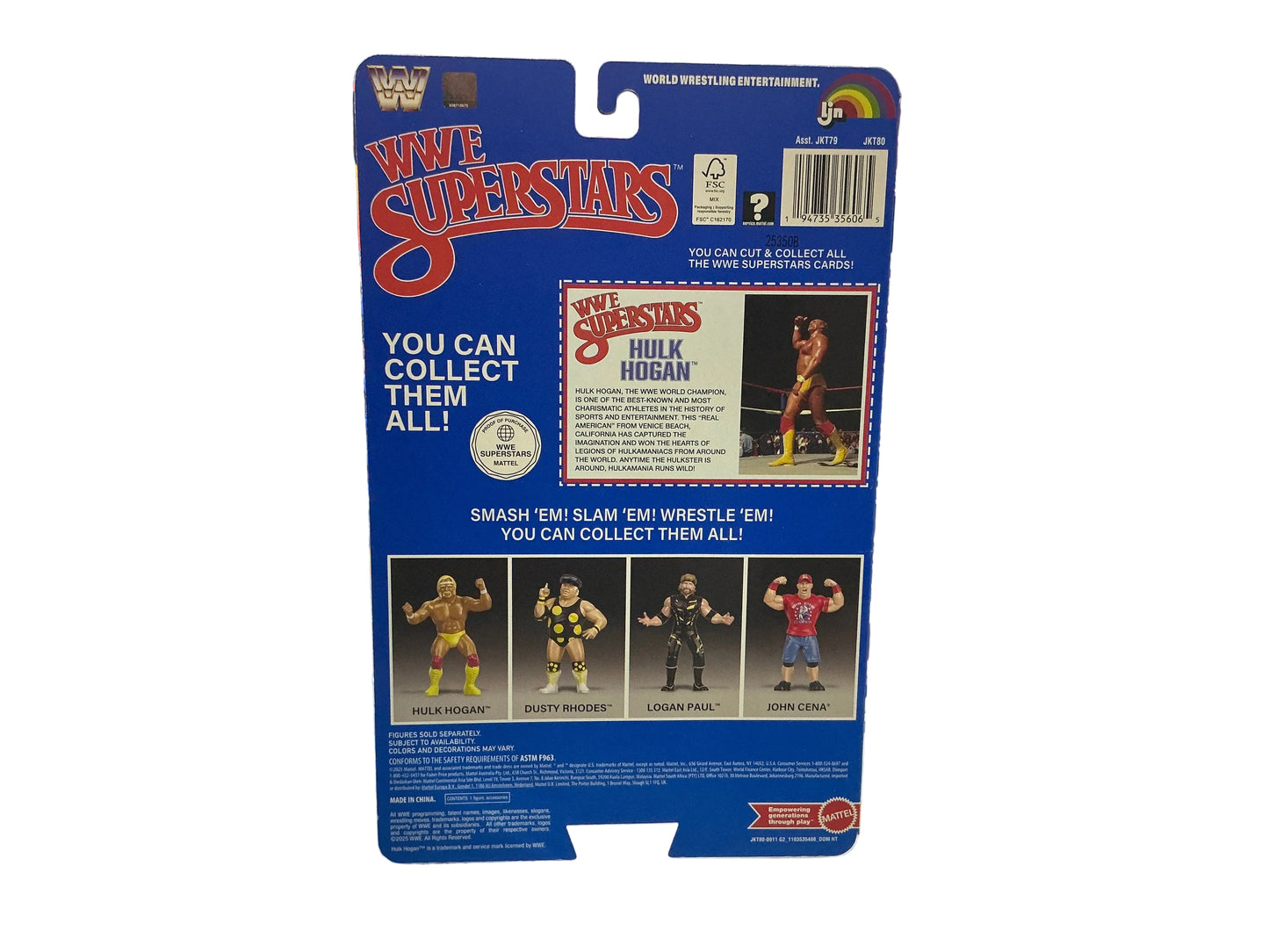 WWE SUPERSTARS HULK HOGAN CHASE FIGURE WITH POSTER, LYN/MATTEL