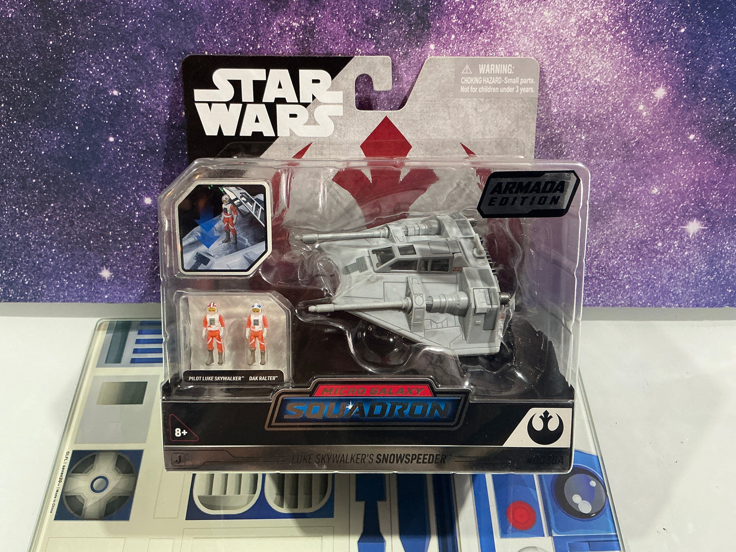 Star Wars micro Galaxy Luke Skywalker’s Snowspeeder￼