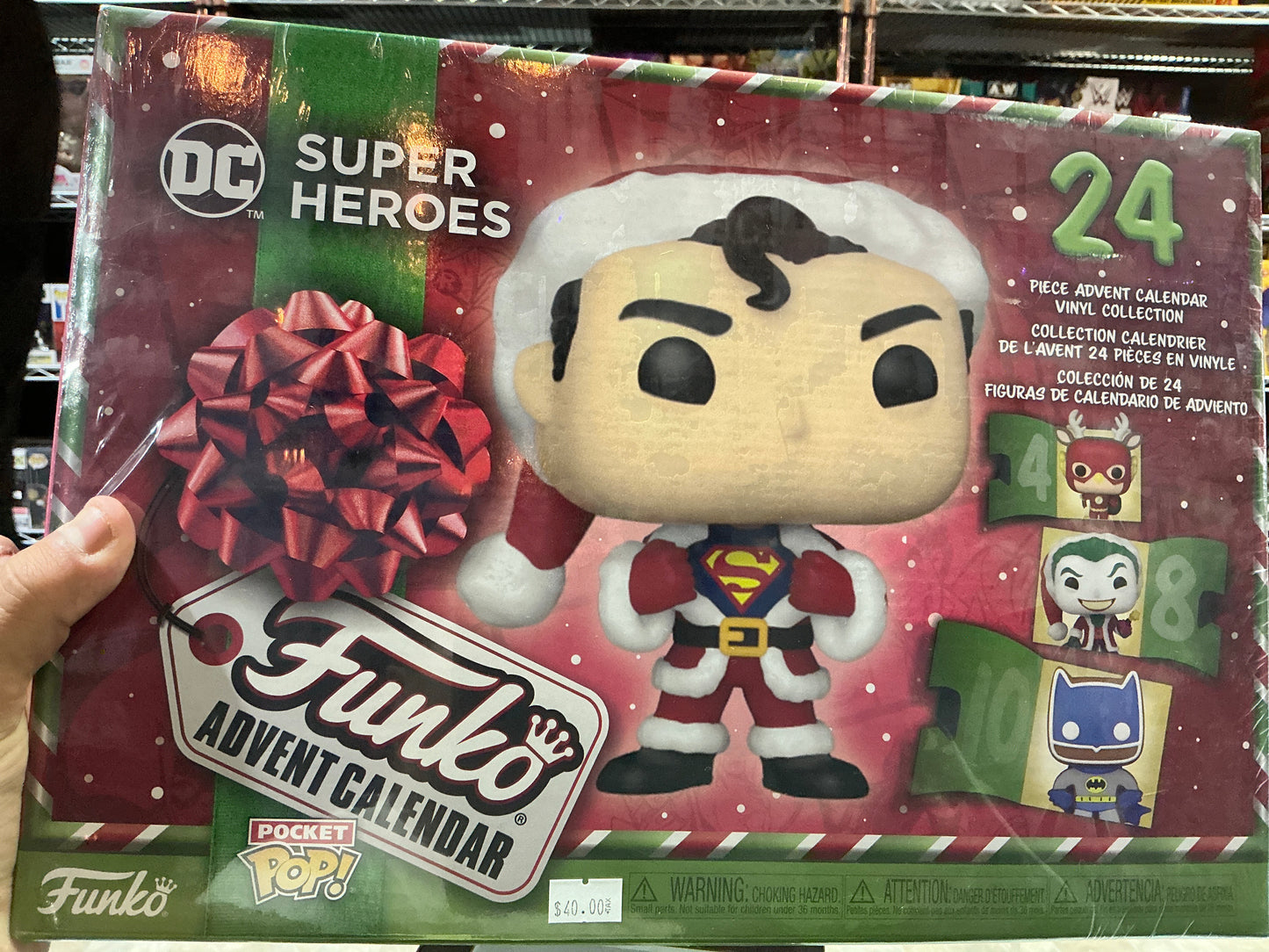 DC superheroes 24 day Funko advent calendar ￼