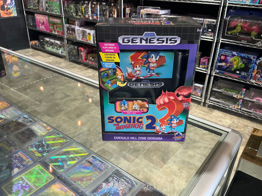 SEGA Genesis sonic two, the hedgehog emerald Hill zone diorama