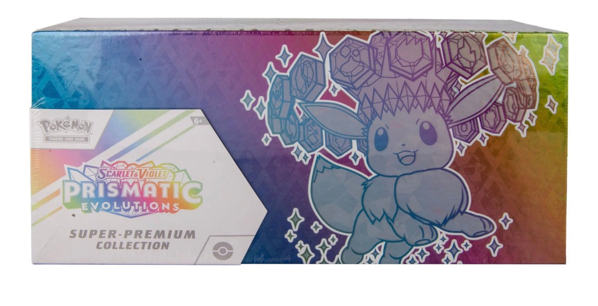 Pokémon TCG: Scarlet & Violet—Prismatic Evolutions Super-Premium Collection box