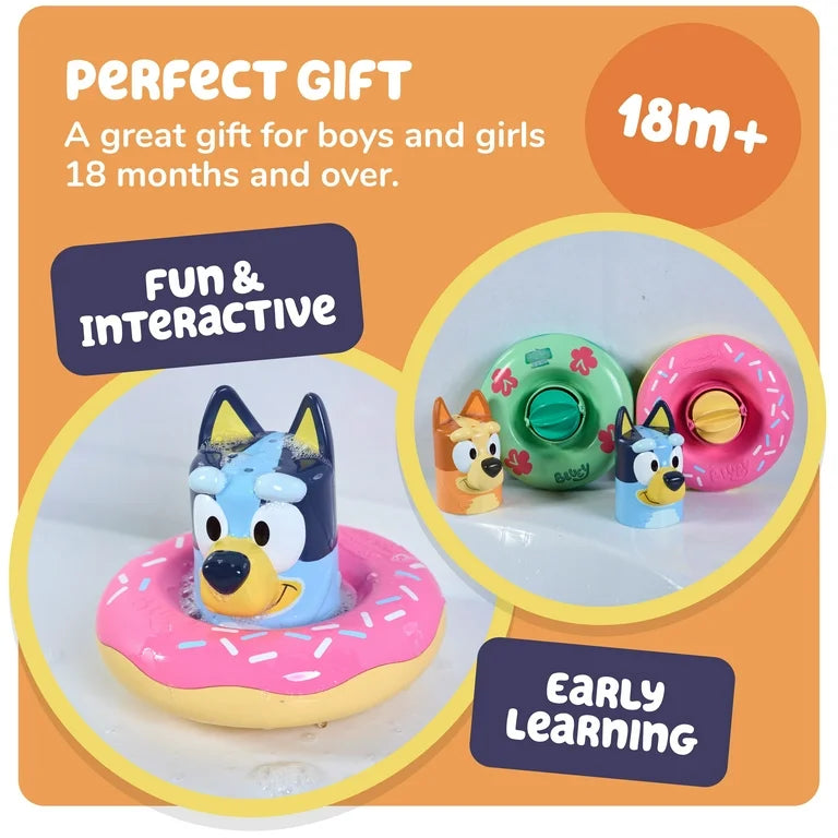 Toomies Bluey Bath Toys - Splash & Float Bluey