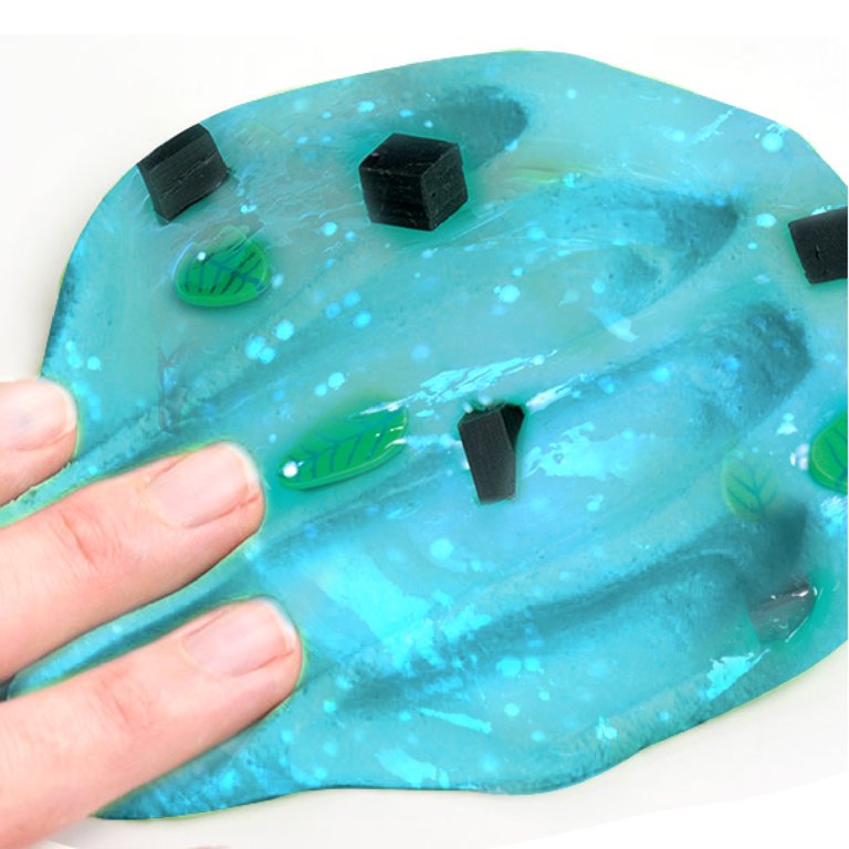 Nickelodeon Green with Brown Mint Chocolate Chip Ice Cream Scented Dream Cloud Slime