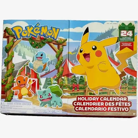New 2026 Pokemon Holiday Advent Calendar 24 Figures inside