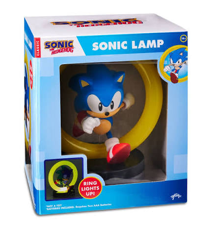 Sonic the Hedgehog 3D Figural Gold Ring 6-in Lamp