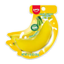 Amos peelerz giant gummy banana