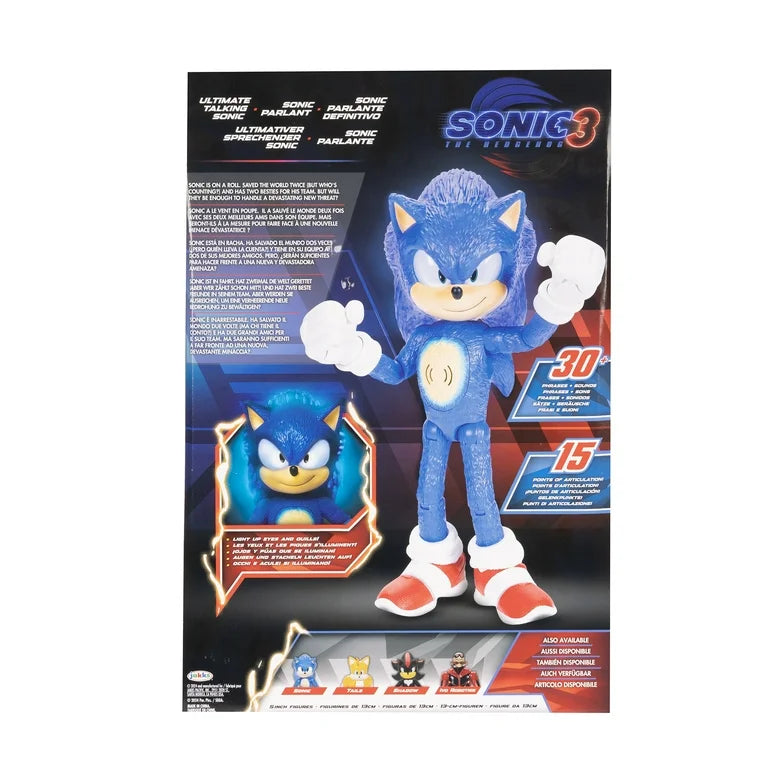 sonic the hedgehog 3 ultimate talking figure