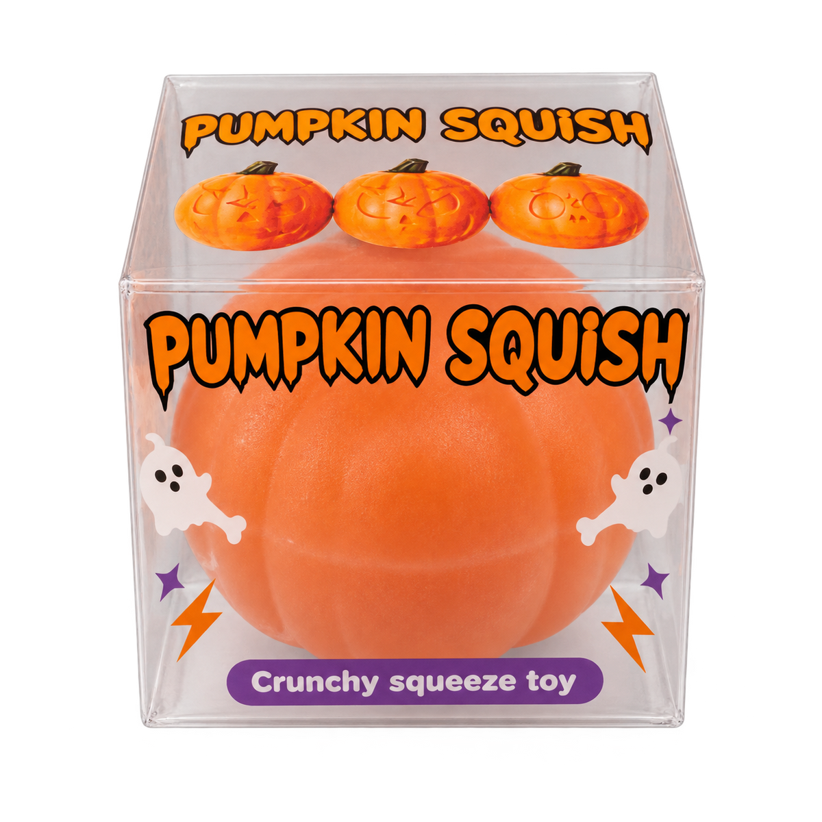 Halloween crunchy pumpkin squishy ￼