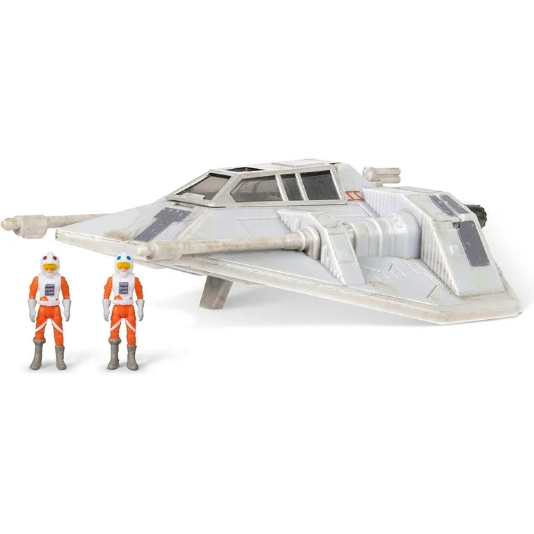 Star Wars Micro Galaxy Squadron Luke Skywalker’s Snowspeeder - 5 inch Starfighter Class Vehicle with Two 1 inch Figure Accessories