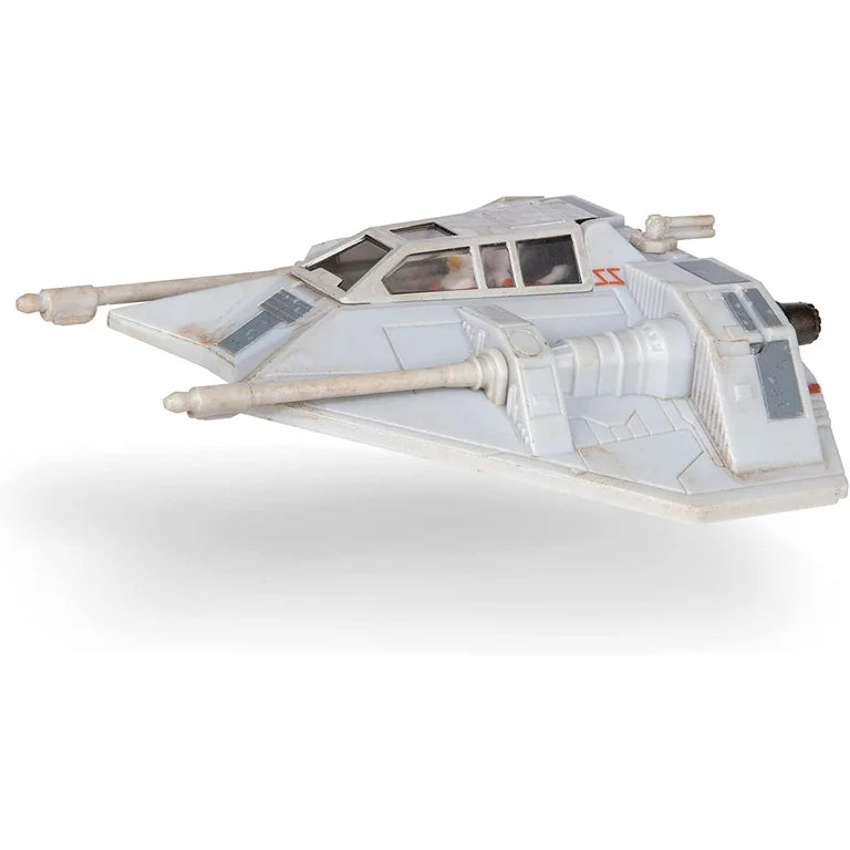 Star Wars Micro Galaxy Squadron Luke Skywalker’s Snowspeeder - 5 inch Starfighter Class Vehicle with Two 1 inch Figure Accessories
